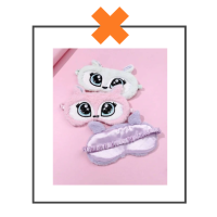 Slaapmasker Vos pink